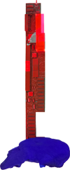 ROTER Drang aus dem Blau